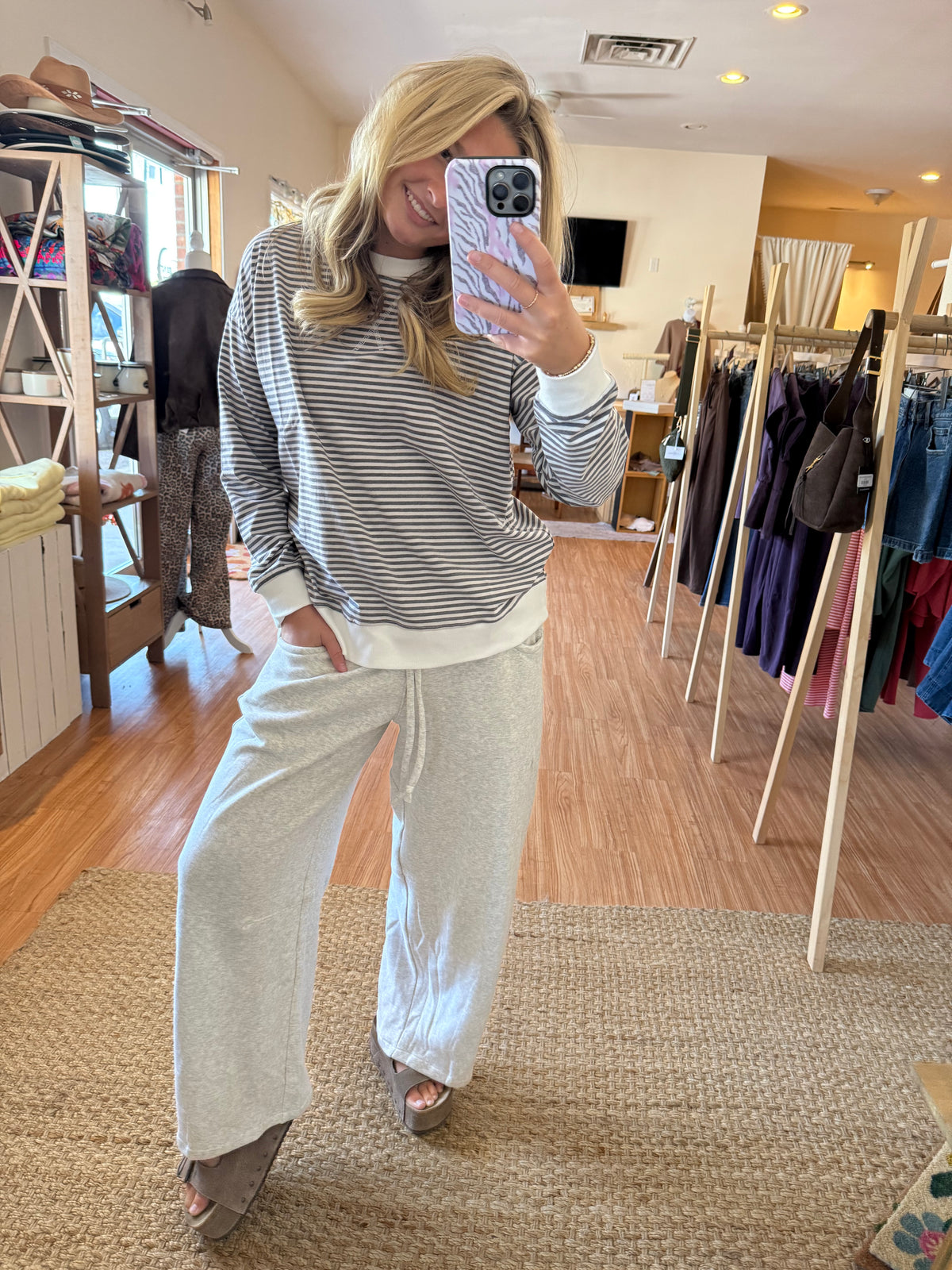 Easy Does It Striped Pullover