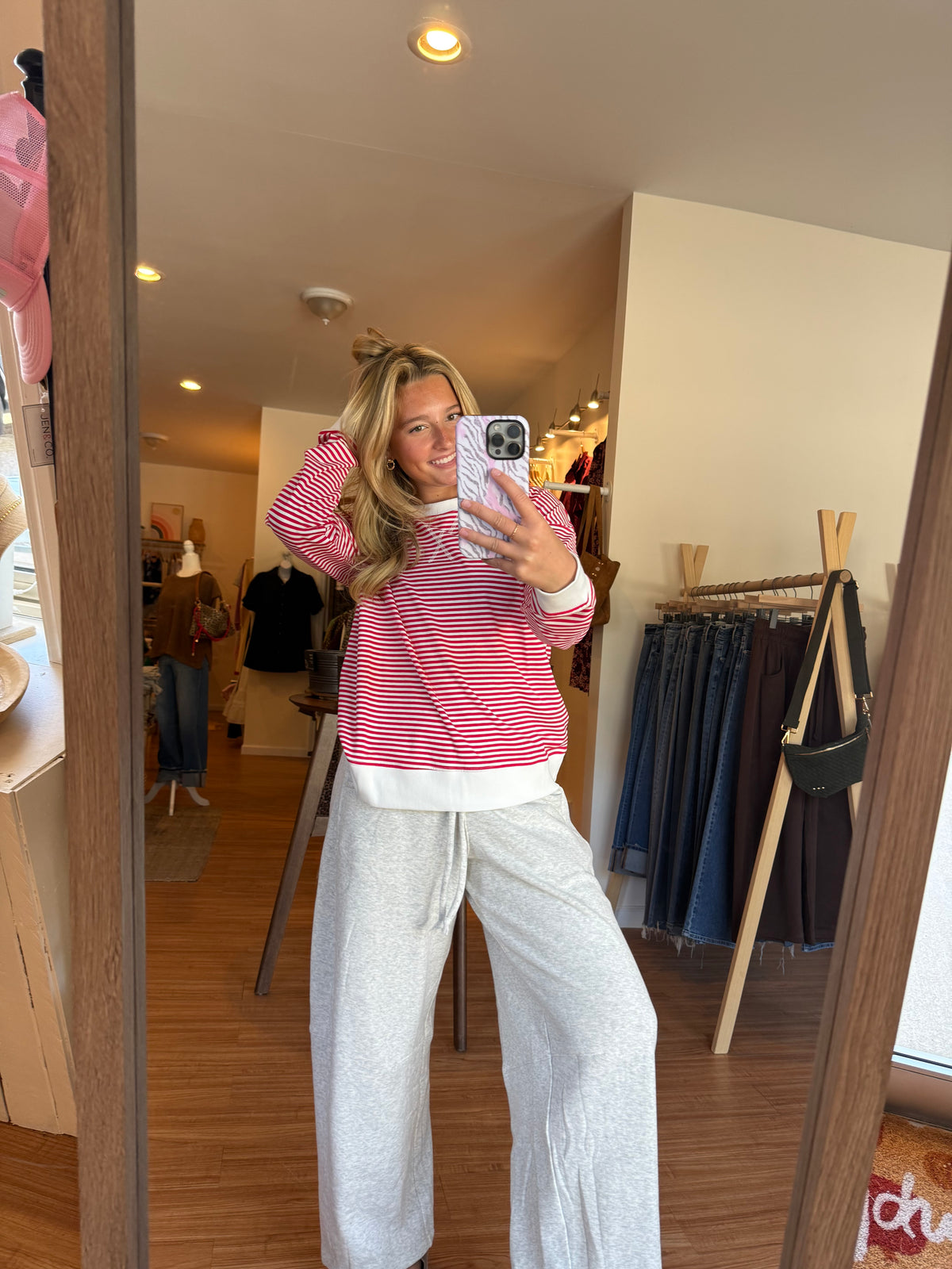 Easy Does It Striped Pullover