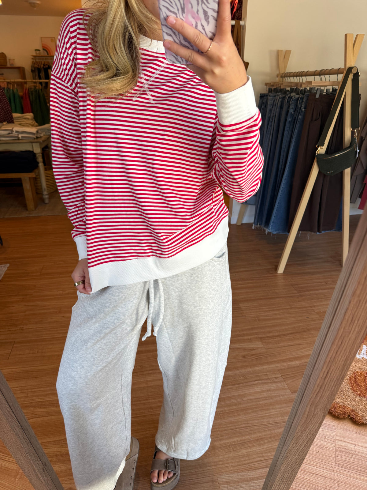 Easy Does It Striped Pullover