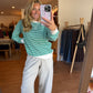 Easy Does It Striped Pullover