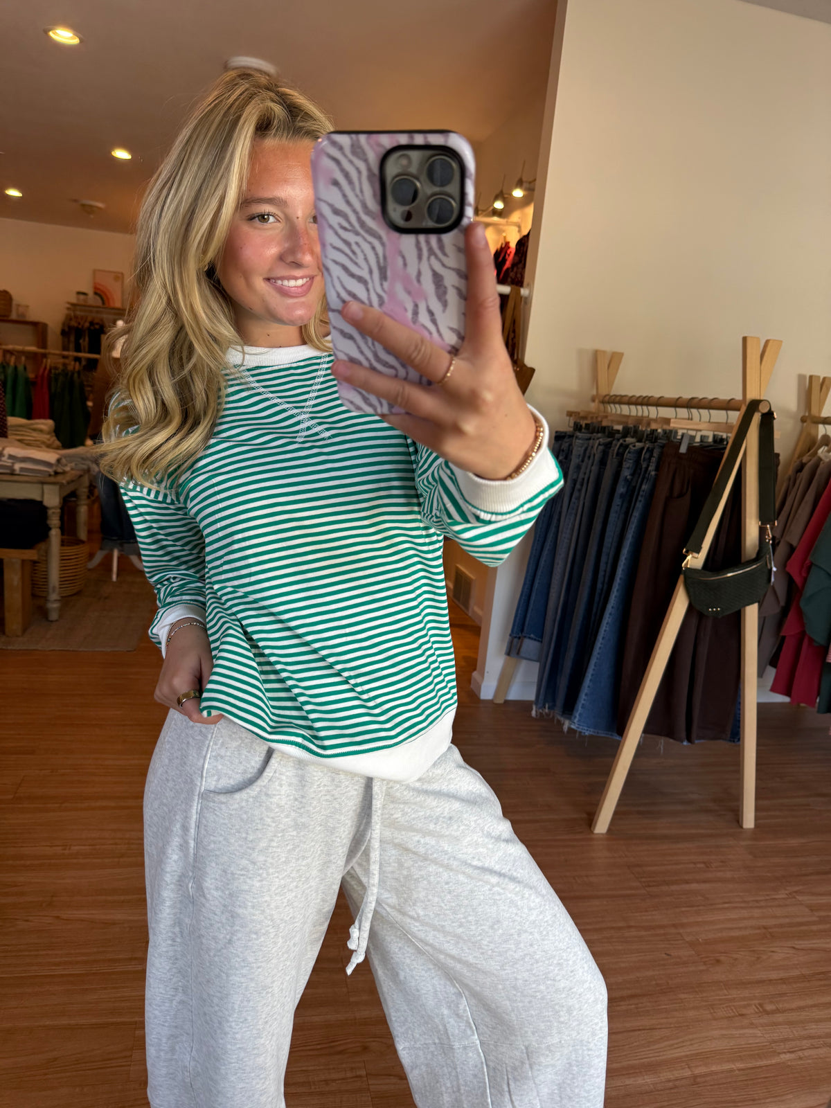 Easy Does It Striped Pullover