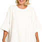 Scuba Plus Size Top in Ivory