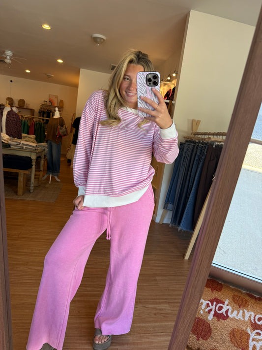 Easy Does It Striped Pullover