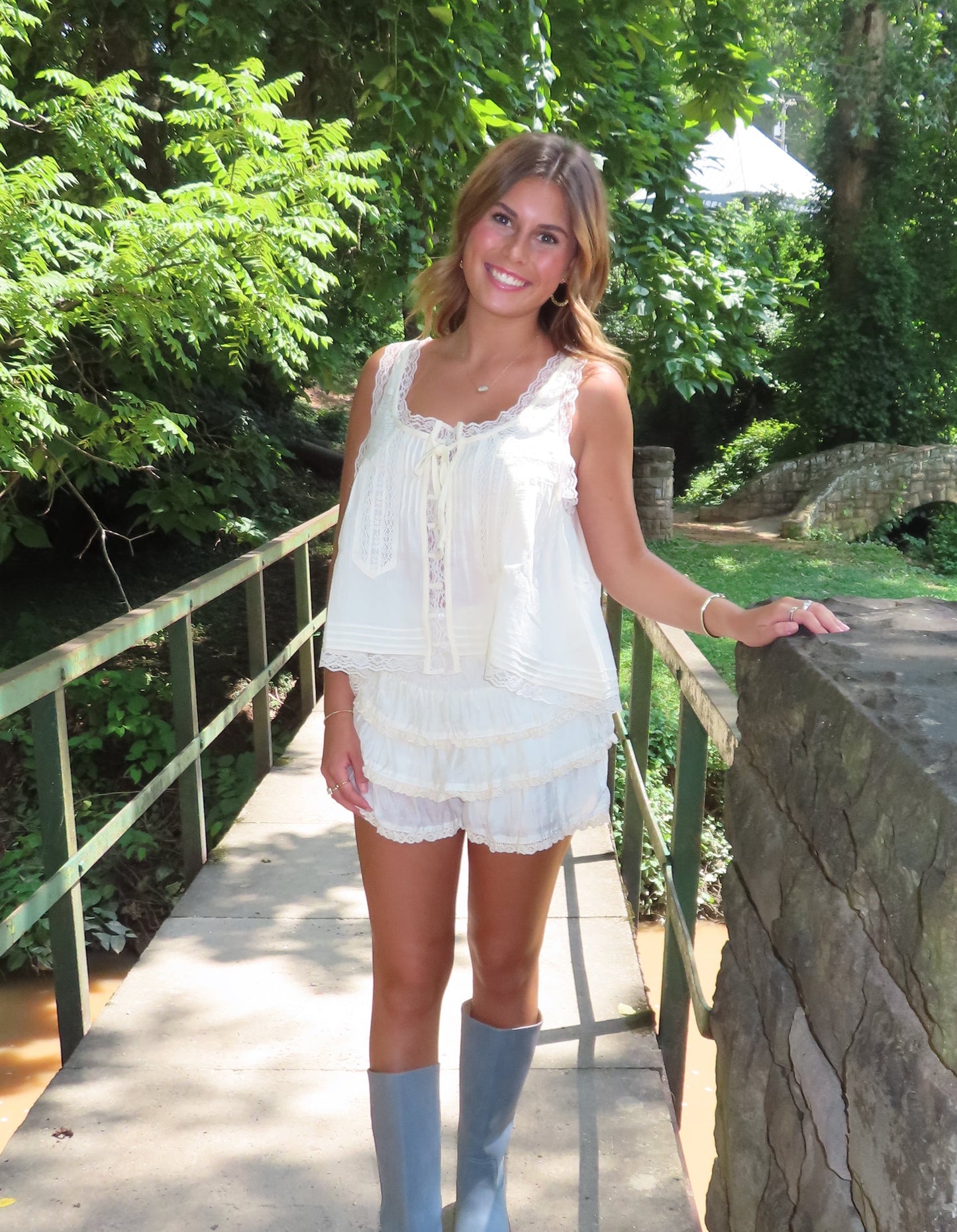 Camille Lace Skort