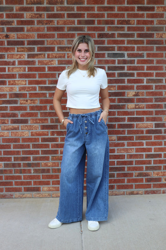 Styled Up Denim Pants