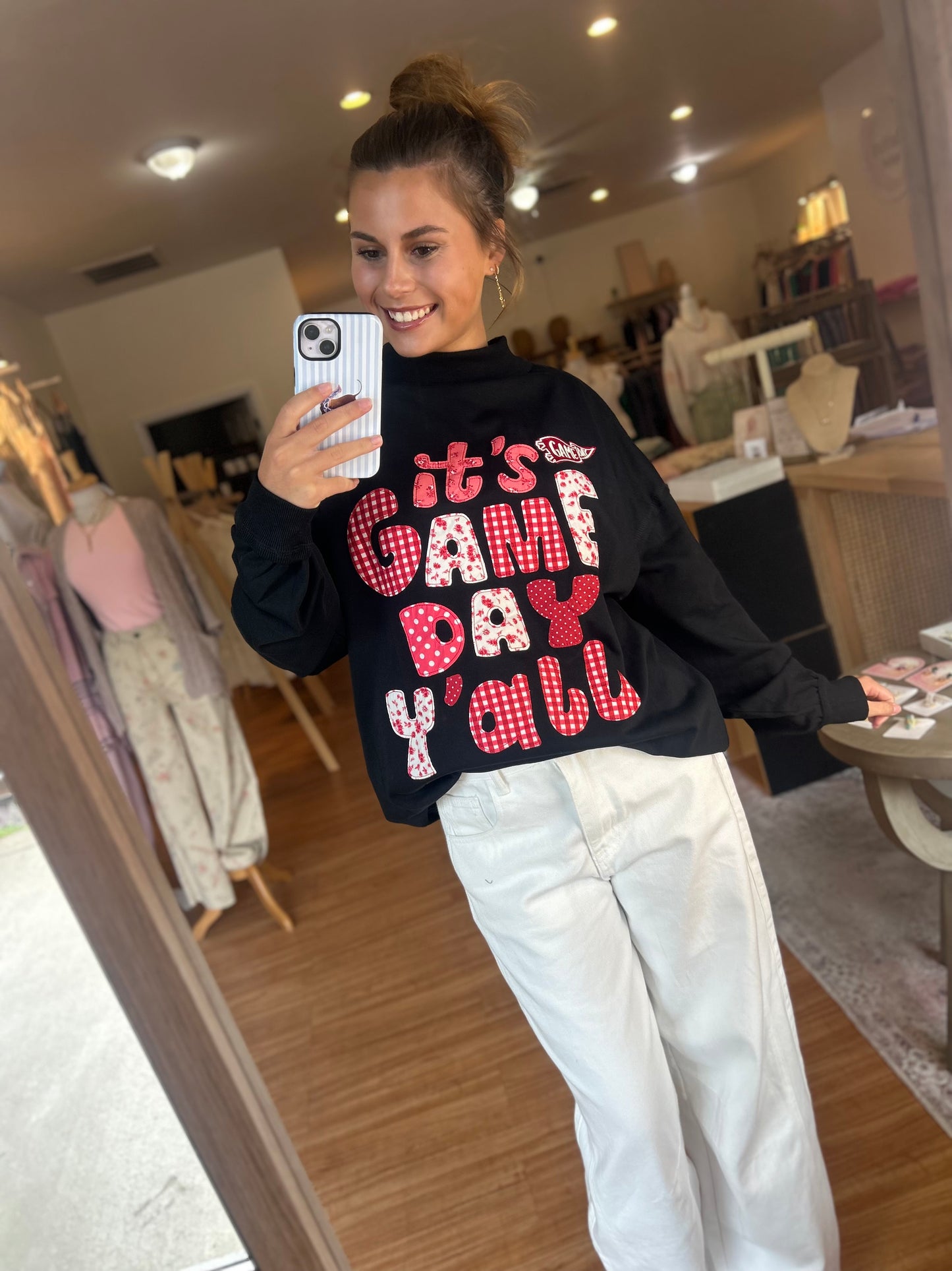 It’s Gameday Y’all Mockneck Sweatshirt