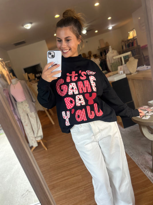It’s Gameday Y’all Mockneck Sweatshirt