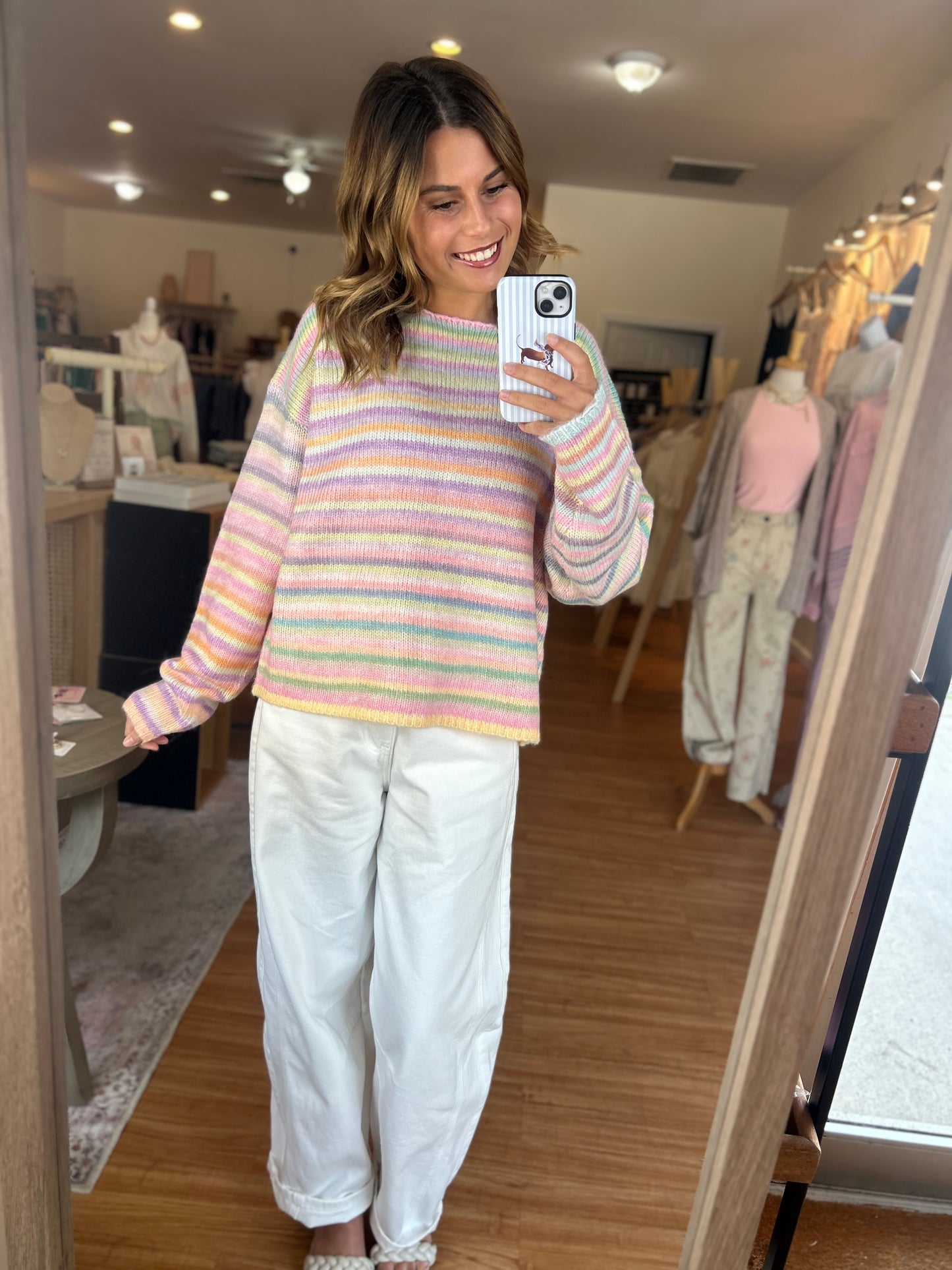 Limeade Stripe Sweater