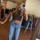 The Cocoa Edit Cropped Tee