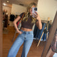 The Cocoa Edit Cropped Tee