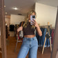 The Cocoa Edit Cropped Tee
