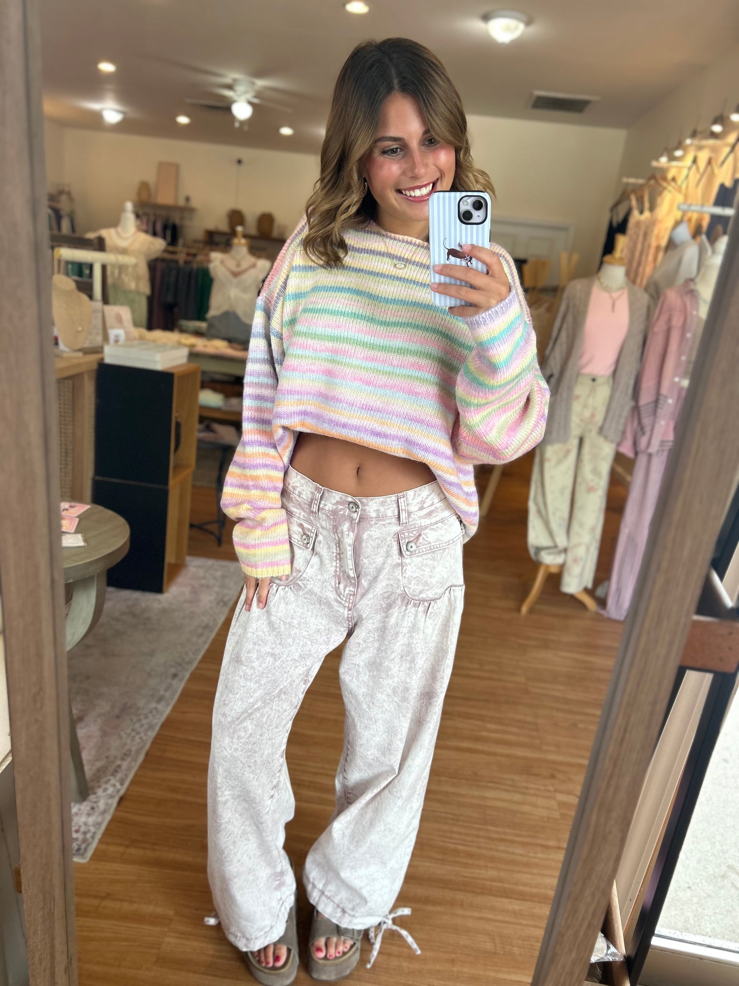 Limeade Stripe Sweater