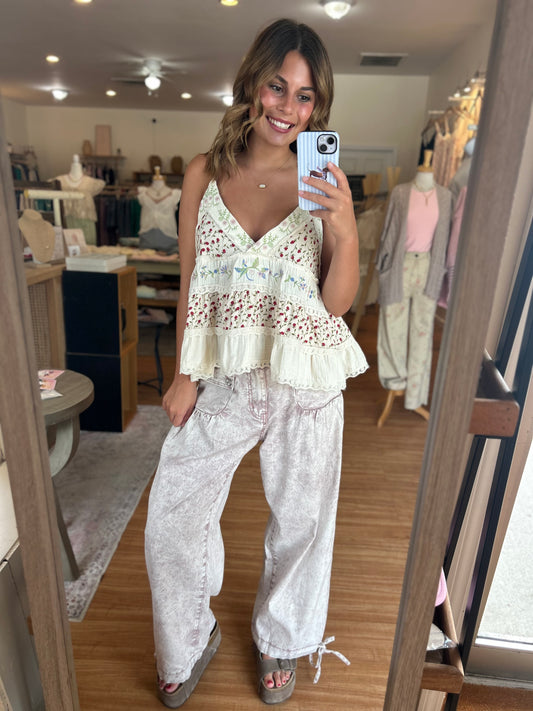 Pink Marble Pants