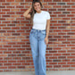 White Soft Knit Tee