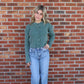 Deep Green Waffle Top