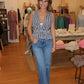 Anchored Top in Navy