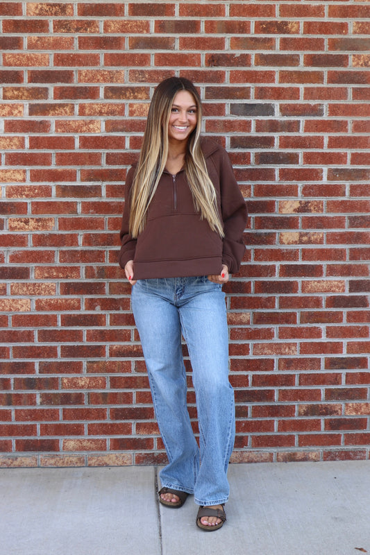 Kanga Sweatshirt in Brown