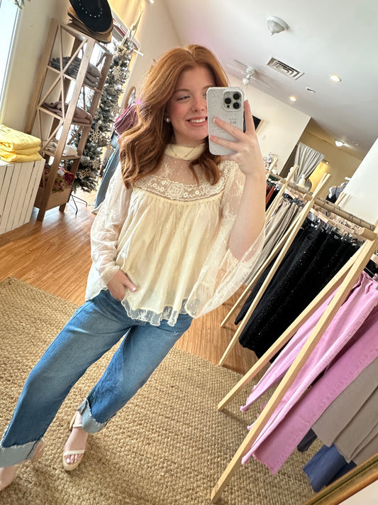 High Rise Barrel Leg Jeans