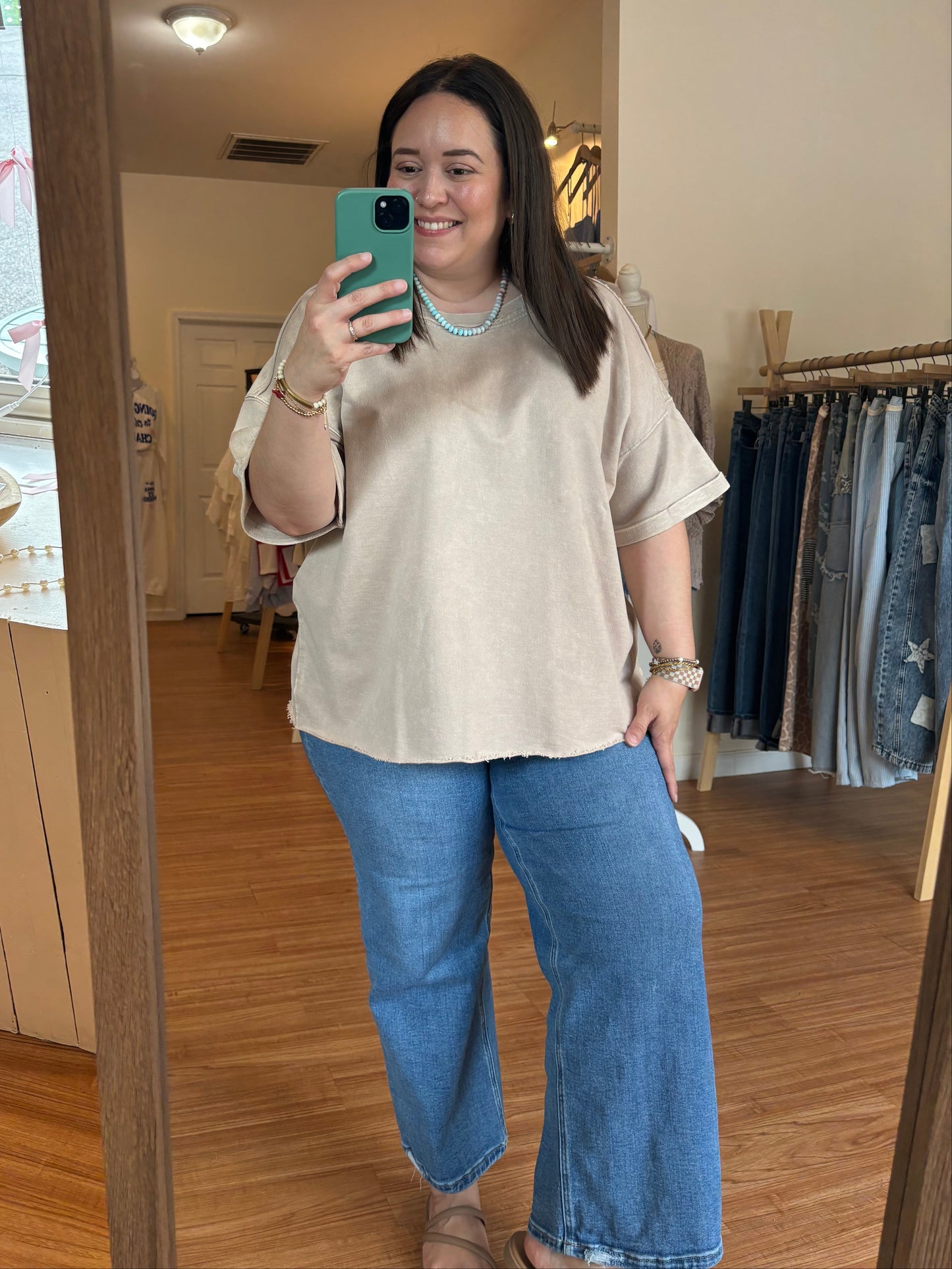 Edge of the Ocean Plus Size Top