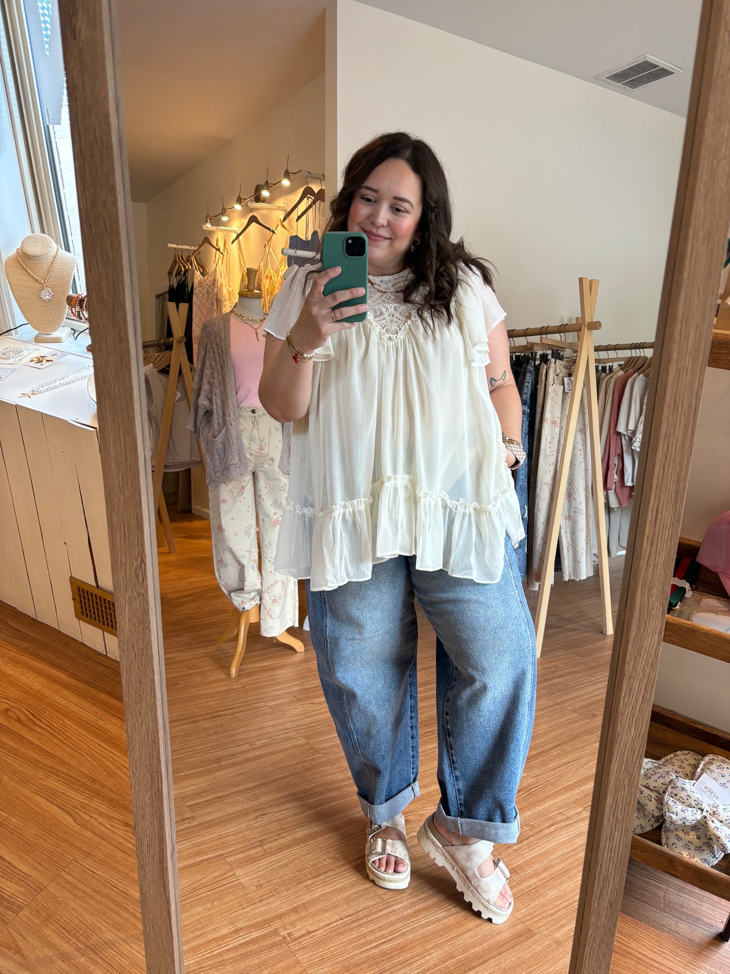 Open Road Barrel Leg Jeans