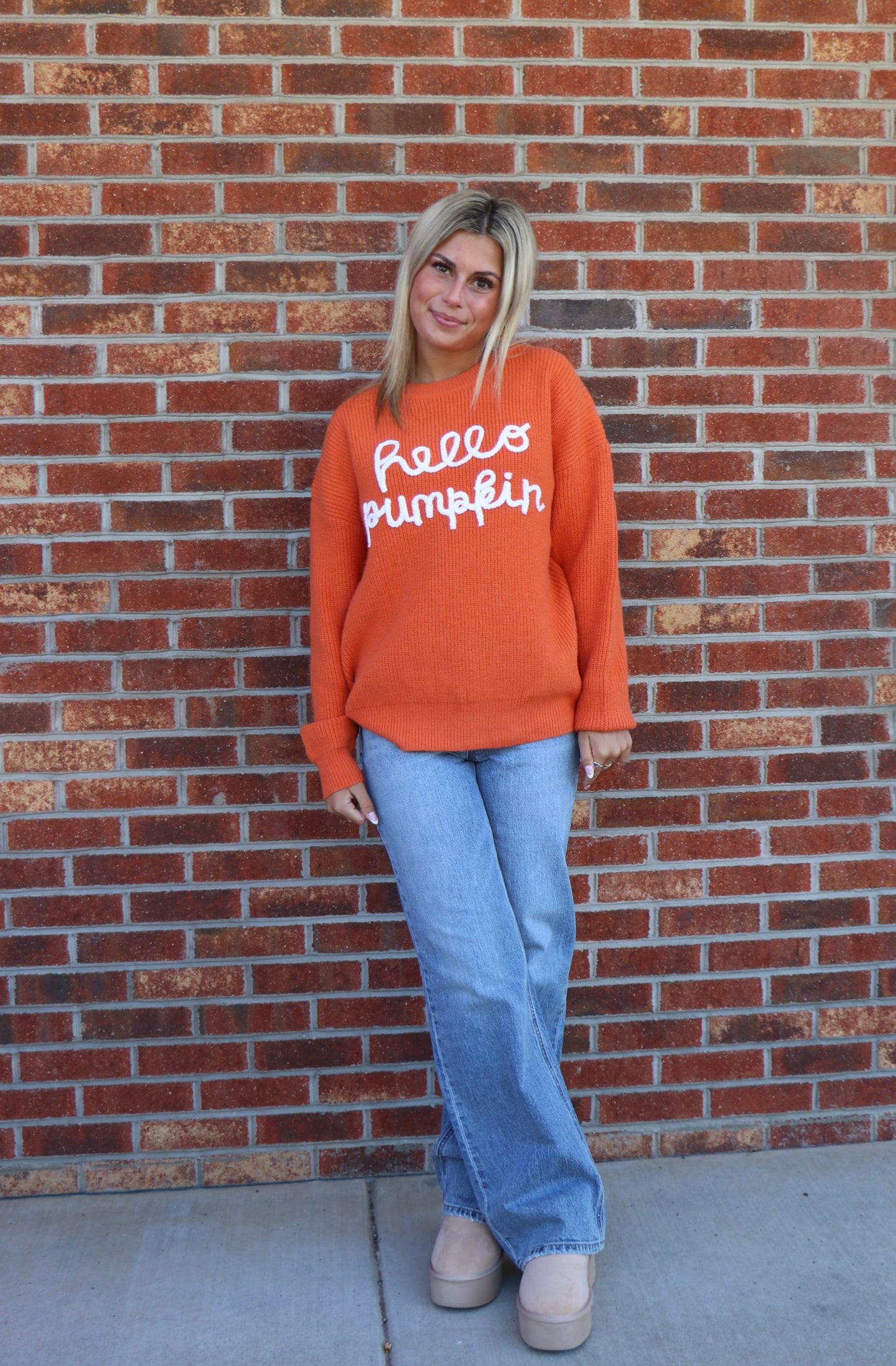 Hello Pumpkin Sweater