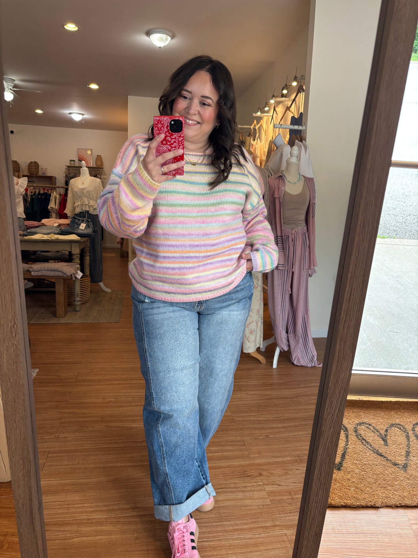 Limeade Stripe Sweater
