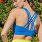 Criss Cross Sports Bra Top