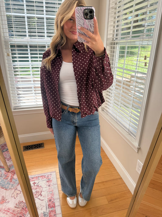 Kendall Jacket in Burgundy
