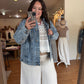 Denim Swing Jacket