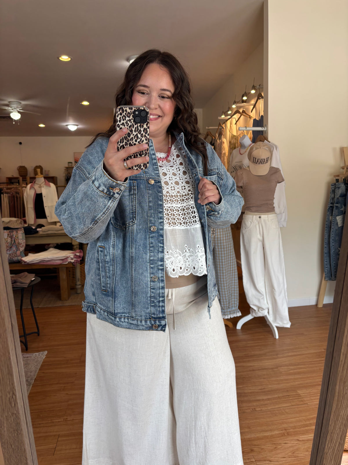 Denim Swing Jacket