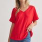 Paradise Top in Tomato