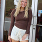 Keeping it Light Top: Brown