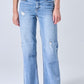 Sneak Peek High Rise Straight Leg Jeans