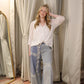 Lace Overlay Jeans