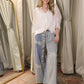 Lace Overlay Jeans