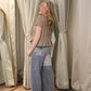 Lace Overlay Jeans