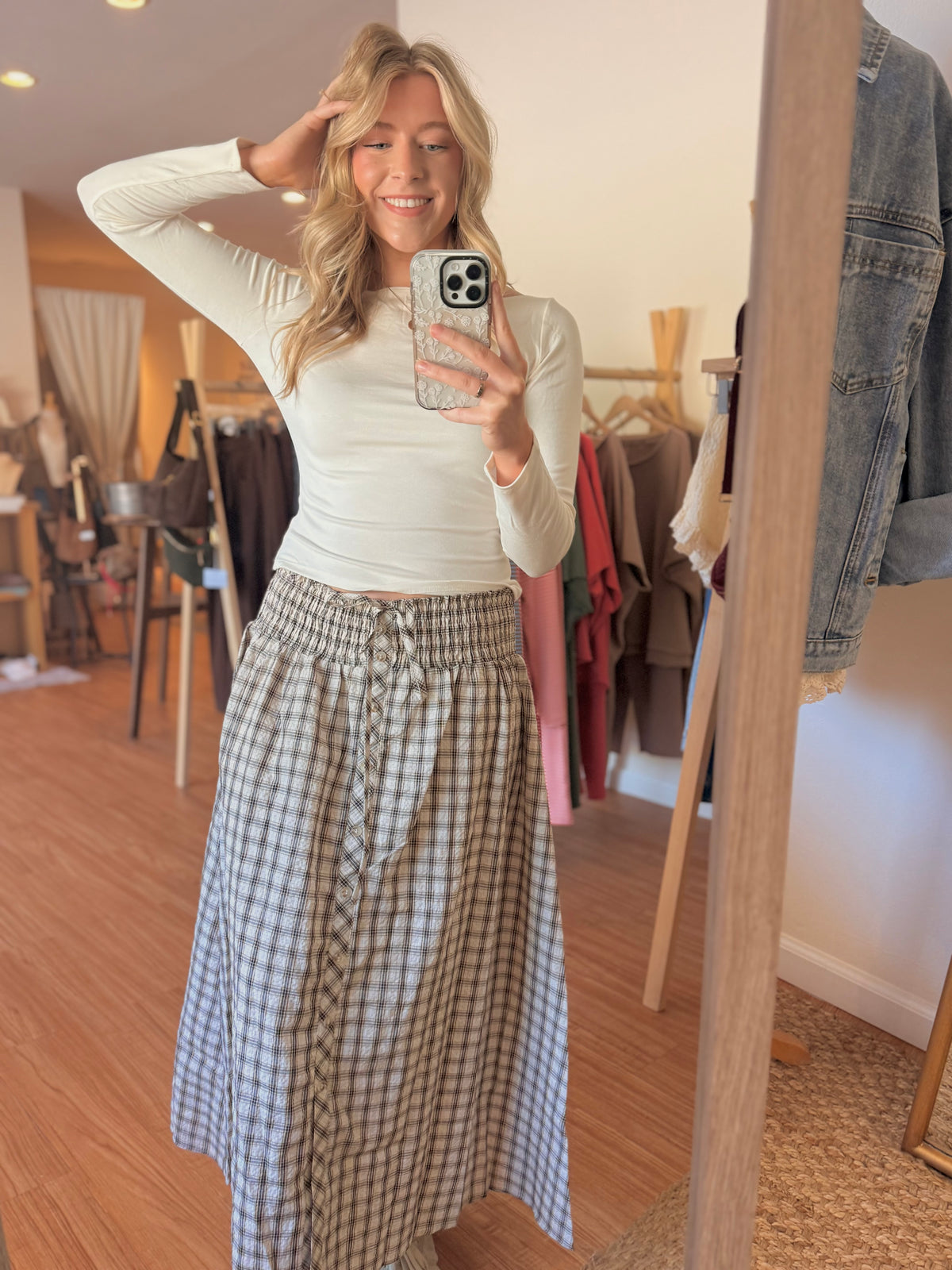 Plaid About it Skirt