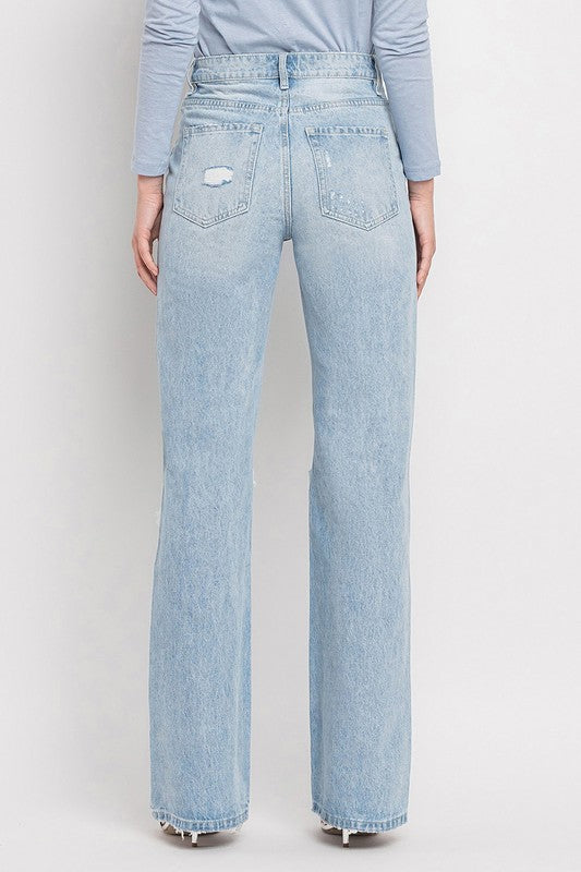 90’s Vintage Super High Rise Flare Jeans