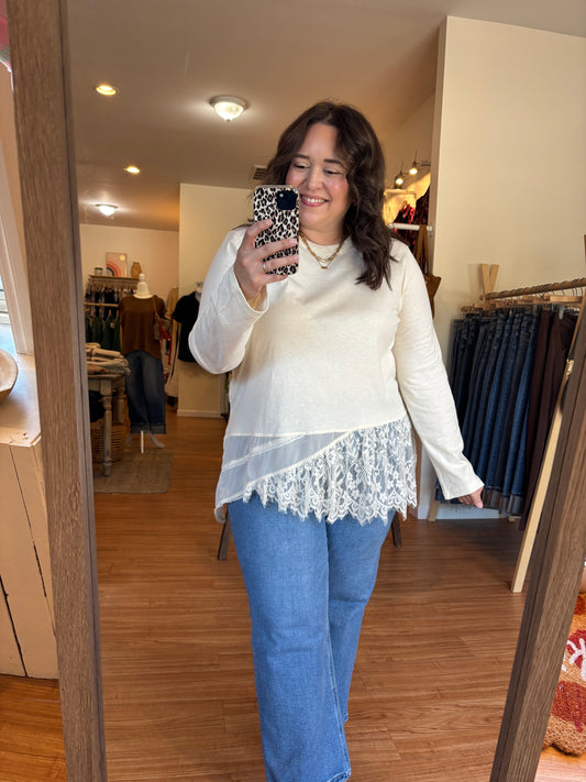Lace & Layers Long Sleeve Top