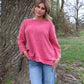 All Star Sweater in Dk Red