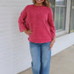 All Star Sweater in Dk Red