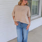 Go Your Own Way Top - Taupe