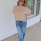 Go Your Own Way Top - Taupe