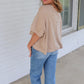 Go Your Own Way Top - Taupe