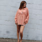 Sandbar Button Down Top in Blush