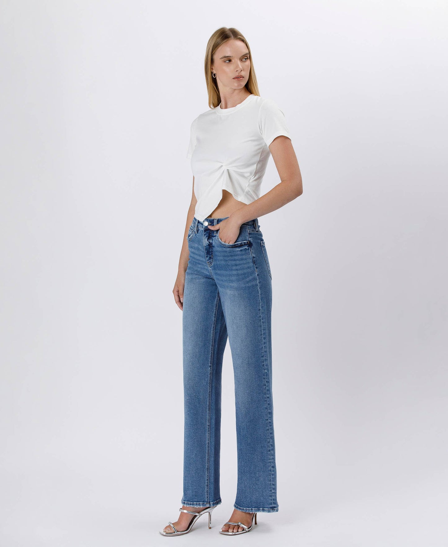 Lovervet Tummy Control High Rise Baggy Jeans