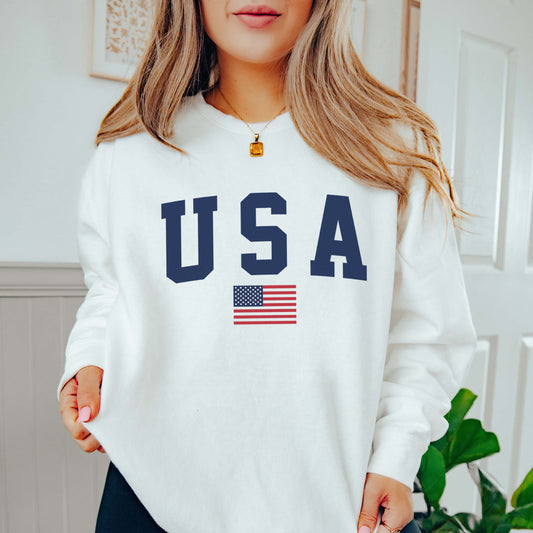 Comfort Colors Crew Sweatshirt: White