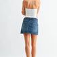 On Our Way Denim Skirt