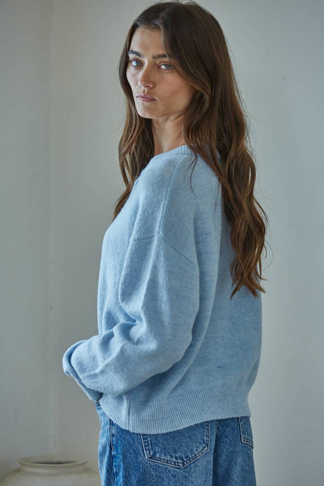 Daydream Cardigan in Baby Blue