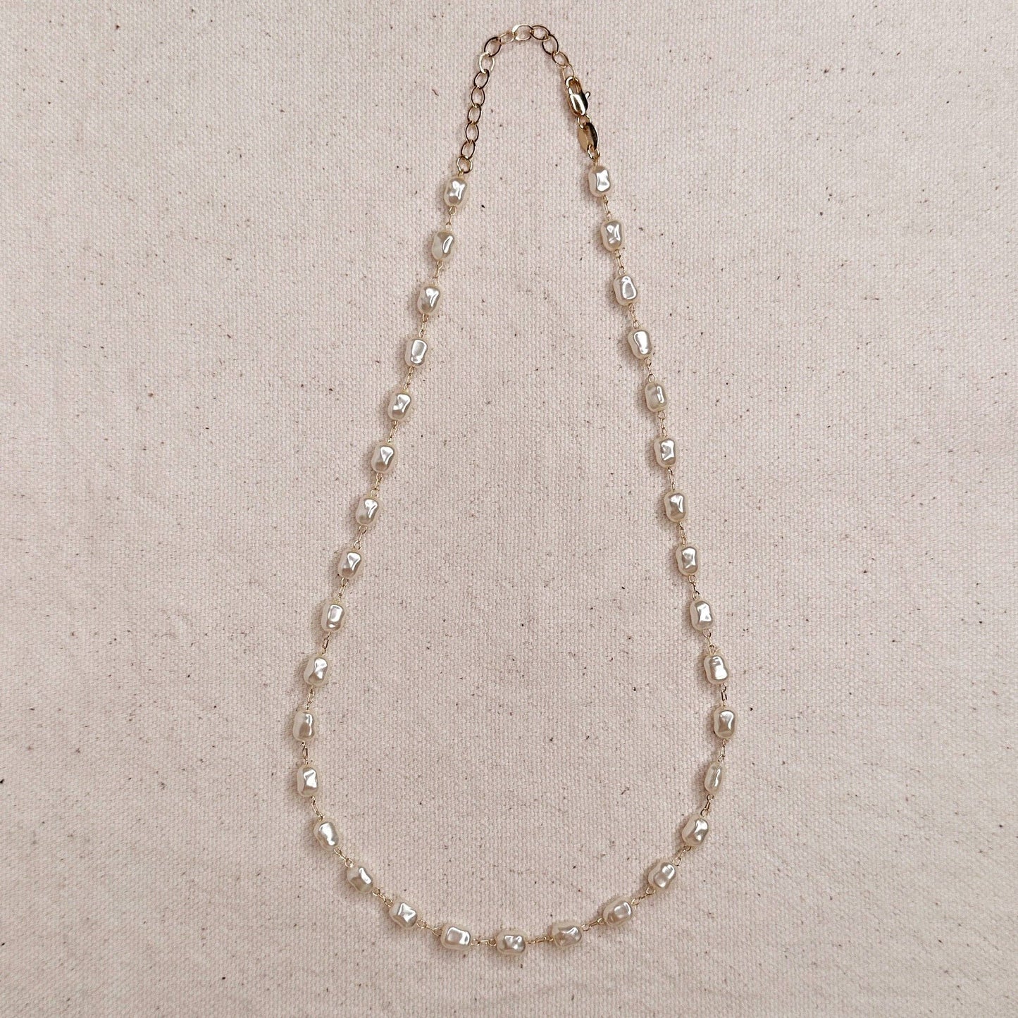 Baroque Pearl Necklace: 18 inches